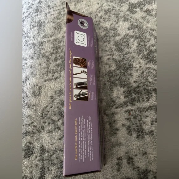 InfinitiPRO by Conair Curl Secret Auto Curler Ceramic Gray Gold NIB